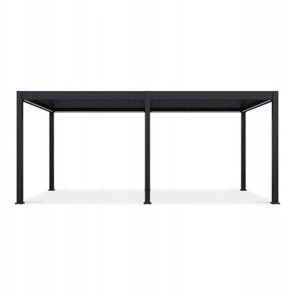 Aluminium Pergola Elegance 3x6 m Antracit med LED