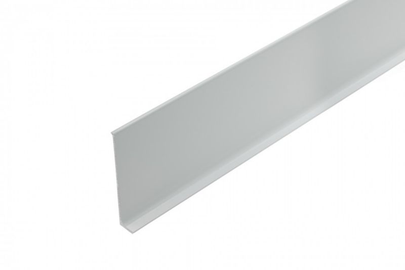 Aluminiumsliste 10x59x2500 mm Lys Grå 1 stk.