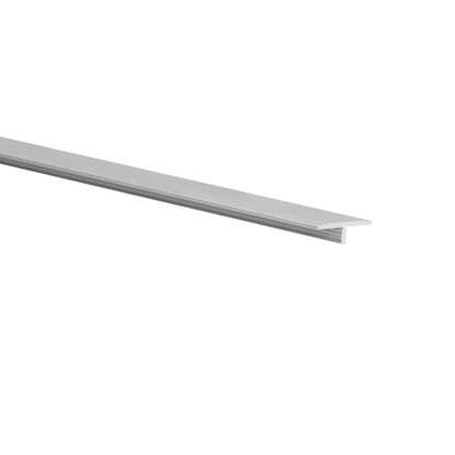 Aluminiumsprofil T-form 100 cm Sølv Mat