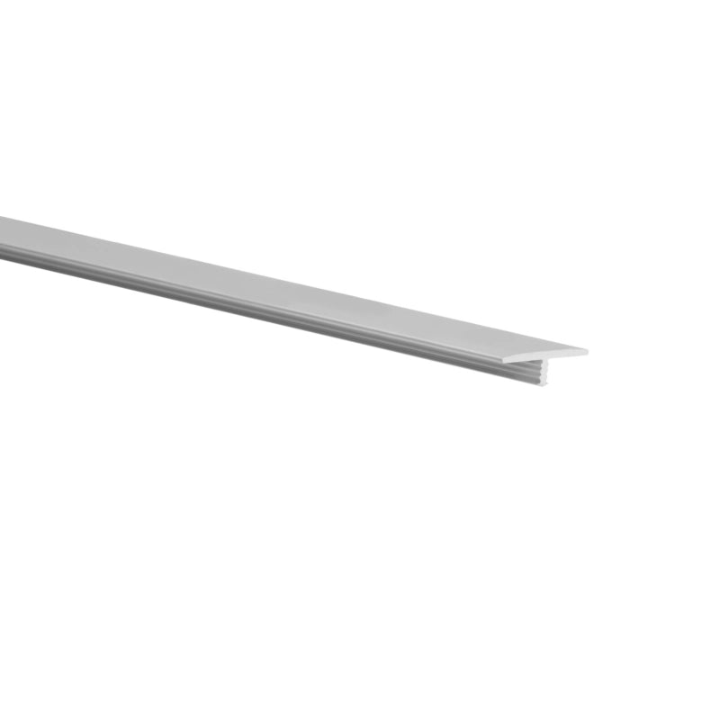 Aluminiumsprofil T-form 100 cm Sølv Mat
