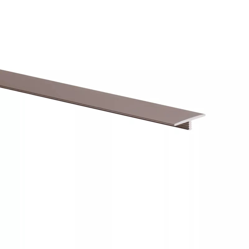 Aluminiumsprofil T-Form 200 cm 8x29 mm Sølv Mat