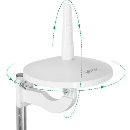Vayox VA0066 Digital720Combo rundstrålende antenne VHF UHF DVB-T2 4K med LTE 5G filter, 1 stk.