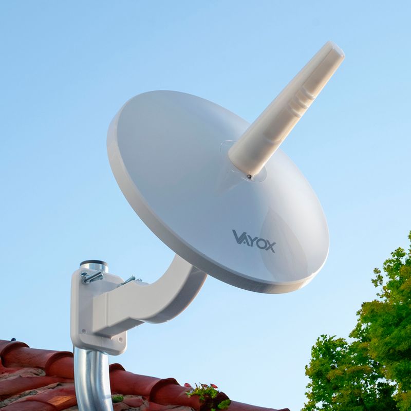 Vayox VA0066 Digital720Combo rundstrålende antenne VHF UHF DVB-T2 4K med LTE 5G filter, 1 stk.
