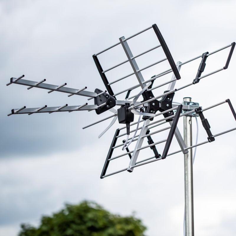Vayox VA0084 Combo retningsbestemt antenne VHF UHF DVB-T2 med LTE-filter, 1 stk.