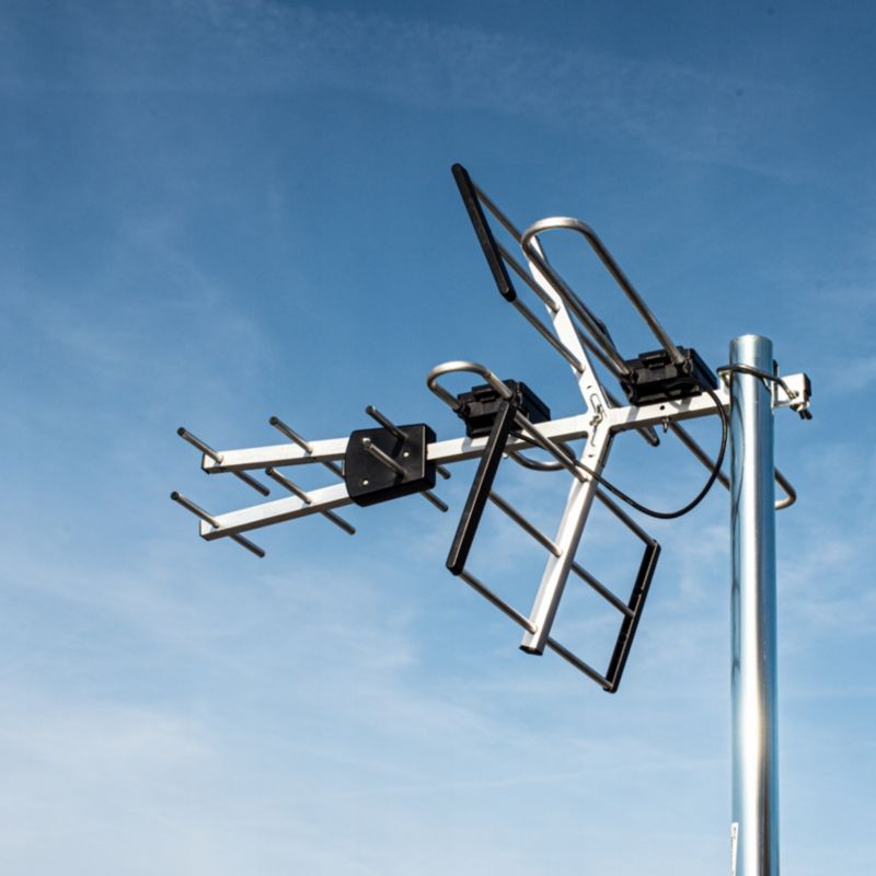 Vayox VA0092 Combo retningsbestemt antenne VHF UHF DVB-T2 med LTE-filter, 1 stk.
