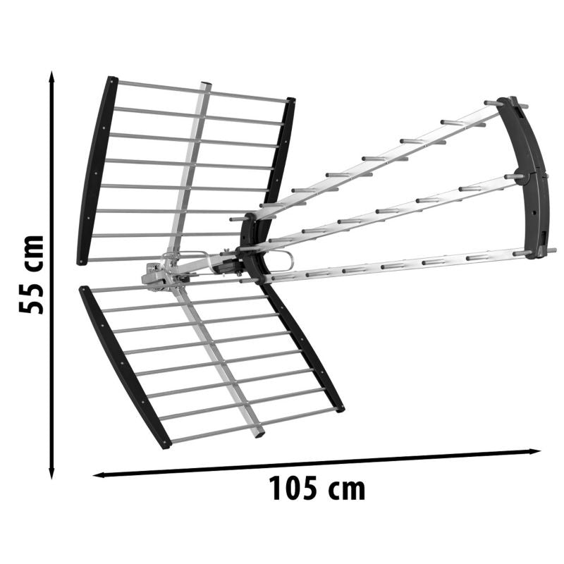 Vayox VA1000 UHF DVB-T2 retningsantenne, 1 stk.