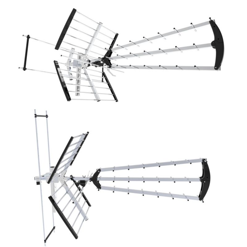 Vayox VA2000 Combo retningsantenne VHF UHF DVB-T2 med LTE-filter, 1 stk.