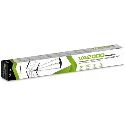 Vayox VA2000 Combo retningsantenne VHF UHF DVB-T2 med LTE-filter, 1 stk.