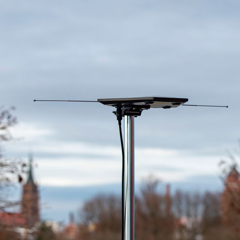Vayox VA0082 DigiCombo panelantenne VHF UHF FM DVB-T2 4K med LTE-filter, 1 stk.