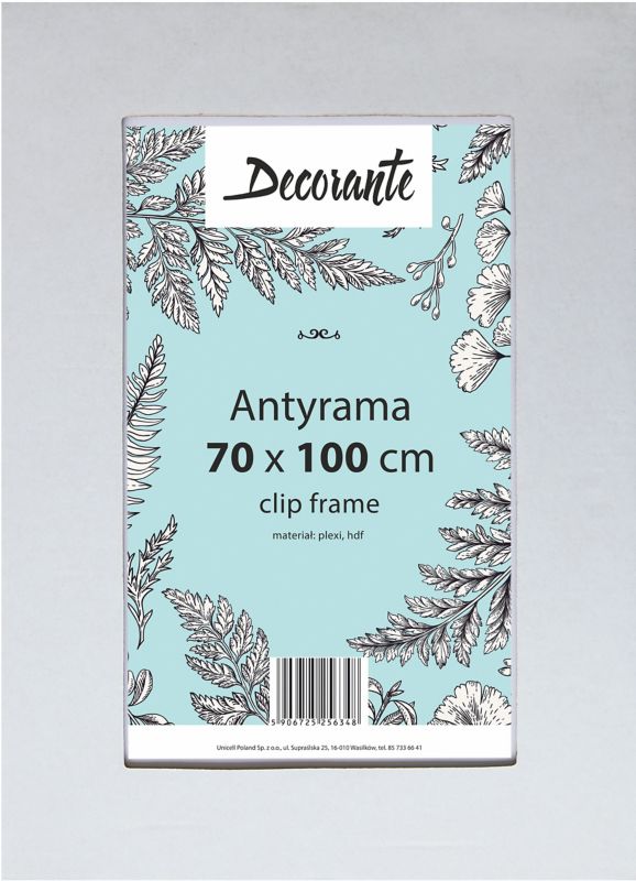 Plexiglas antiramme 70 x 100 cm