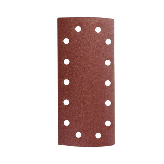 Universal slibeark 115 x 230 mm P150 med velcro og huller, 5 stk.