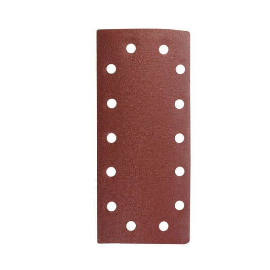 Universal slibeark 115 x 230 mm med velcro og huller, mix 10 stk.