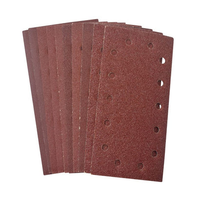 Universal slibeark 115 x 230 mm med velcro og huller, mix 10 stk.