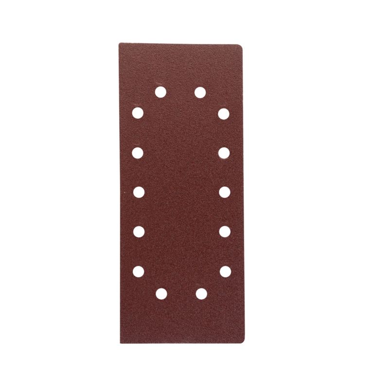 Universal slibeark 115 x 280 mm P120 med huller, 5 stk.
