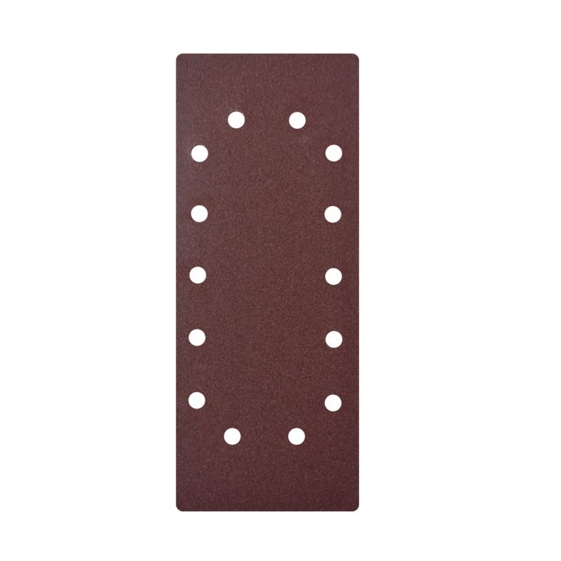 Universal slibeark 115 x 280 mm P150 med huller, 5 stk.