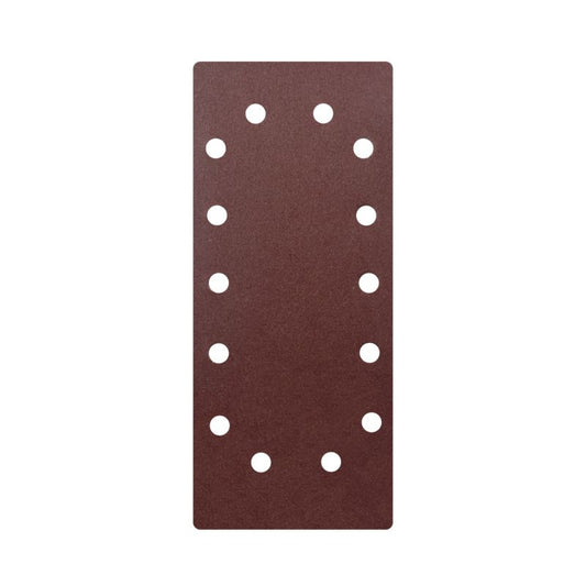 Universal slibeark 115 x 280 mm P180 med huller, 5 stk.