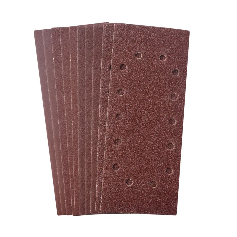 Universal slibeark 115 x 280 mm med huller, mix 10 stk.