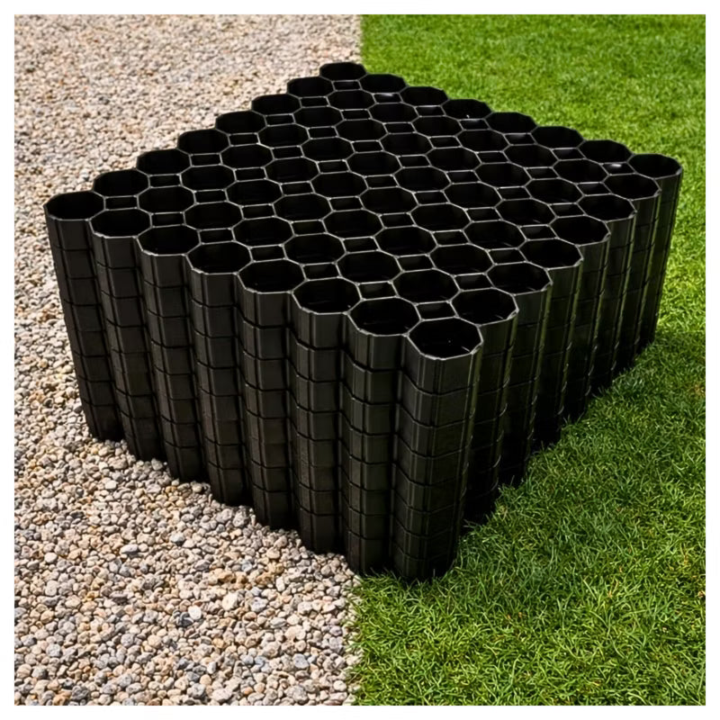 Armeringsnet Parkeringsgitter 50x50x4 cm Sort 2,5 m²