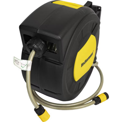 Automatisk Haveslangeopruller 28 m 13 mm Grå/Sort