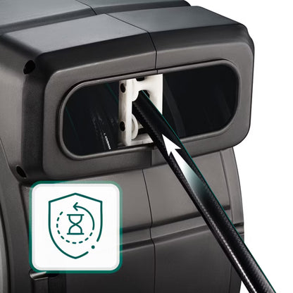 Automatisk Slangeopruller 25 m Grå