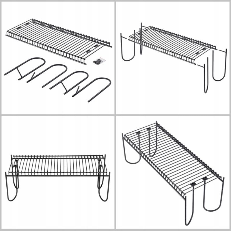 KADAX Parkbænk i metal, solid, 120 cm