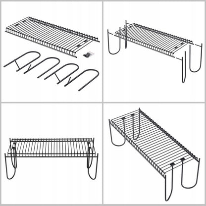 KADAX Parkbænk i metal, solid, 120 cm