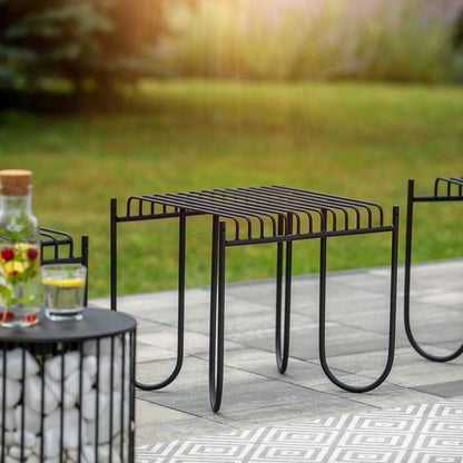 KADAX Parkbænk i metal 50 cm