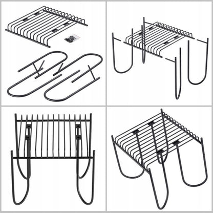 KADAX Parkbænk i metal 50 cm