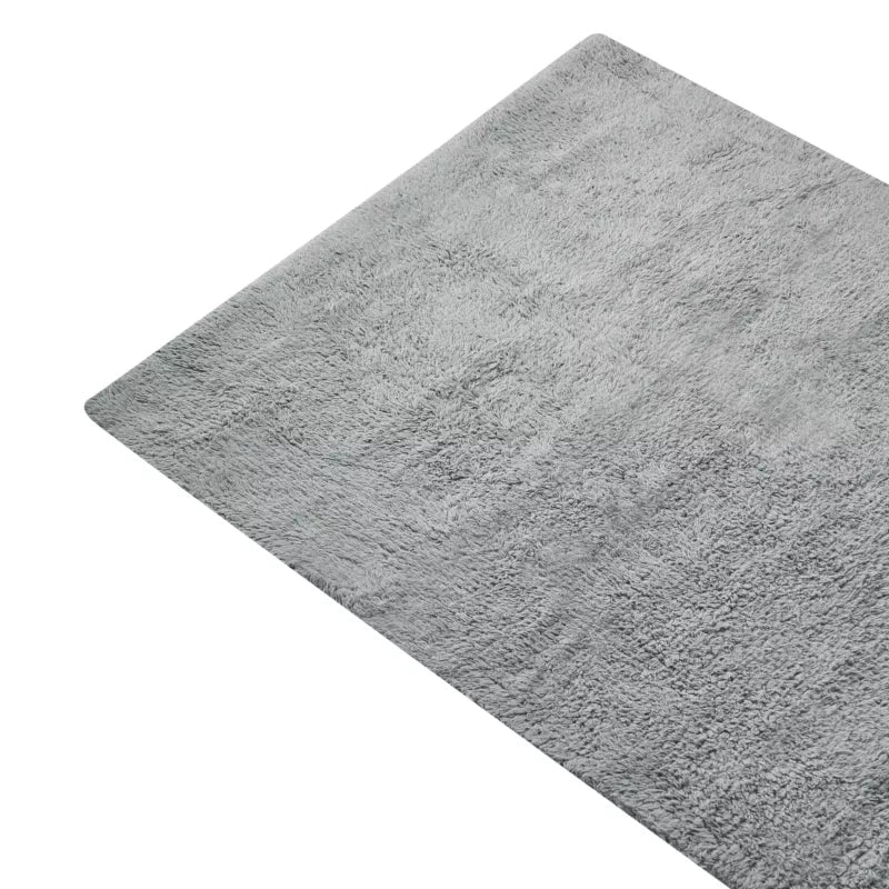 Bademåtte 60 x 90 cm Grå Bomuld