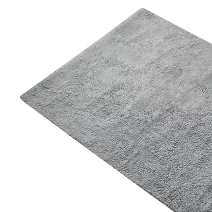 Bademåtte 60 x 90 cm Grå Bomuld