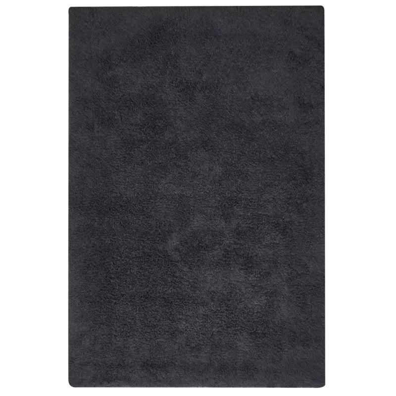 Bademåtte 60 x 90 cm Sort Bomuld