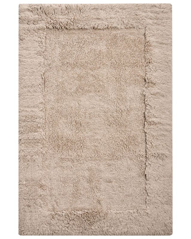 Bademåtte 60x90 cm Brun Bomuld