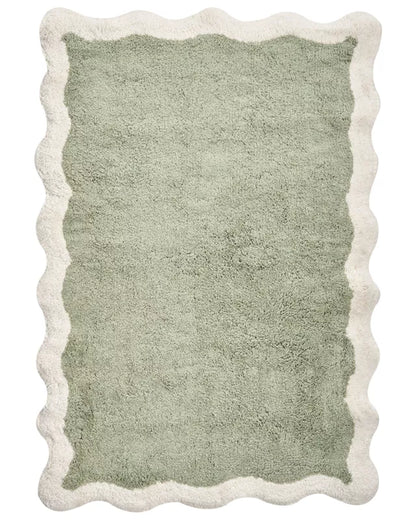 Bademåtte 60x90 cm Grøn Bomuld