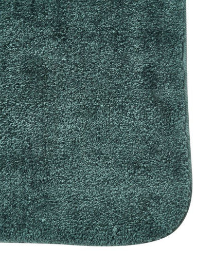 Bademåtte 60x90 cm Mørkegrøn Mikrofiber Skridsikker