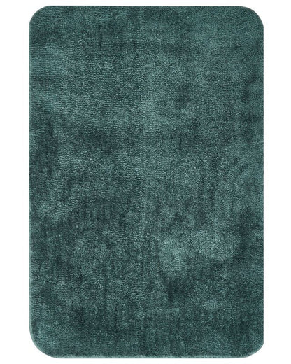 Bademåtte 60x90 cm Mørkegrøn Mikrofiber Skridsikker