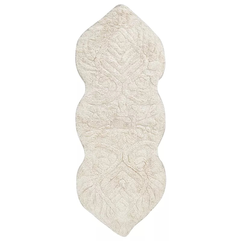 Bademåtte Canbar 150x60 cm Beige Bomuld