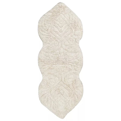 Bademåtte Canbar 150x60 cm Beige Bomuld