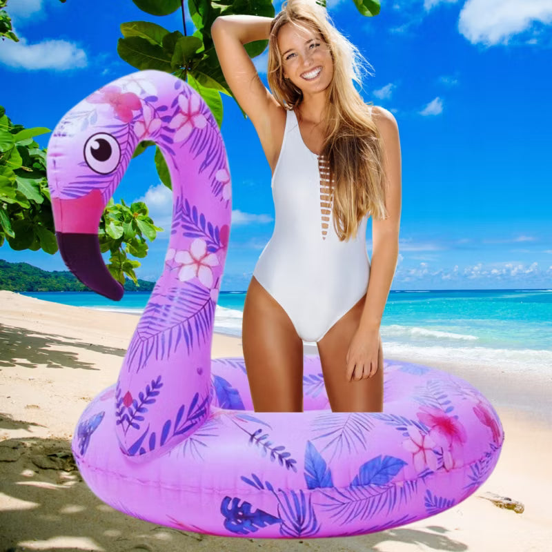 Badedyr Dyr Badedyr Flamingo 120 cm Flerfarvet