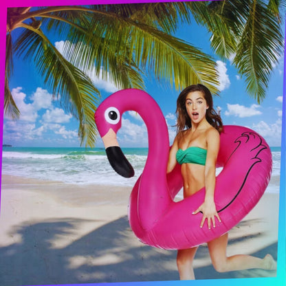 Badering Flamingo 120 cm Pink