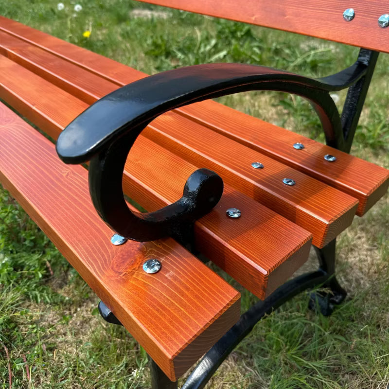Bænkeplanke 150x8x3 cm Skandinavisk Gran Teak