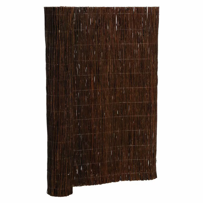 Balkonmåtte Pileflet 120x300 cm Mørkebrun