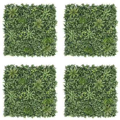 Balkonmåtte Plantemix 100x100 cm Grøn