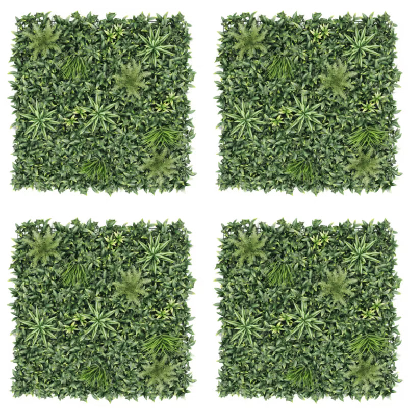 Balkonmåtte Plantemix 100x100 cm Grøn