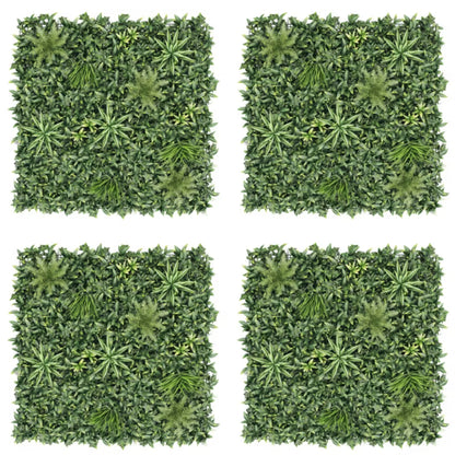 Balkonmåtte Plantemix 100x100 cm Grøn