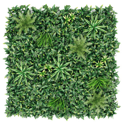 Balkonmåtte Plantemix 100x100 cm Grøn