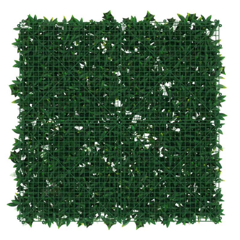 Balkonmåtte Plantemix 100x100 cm Grøn