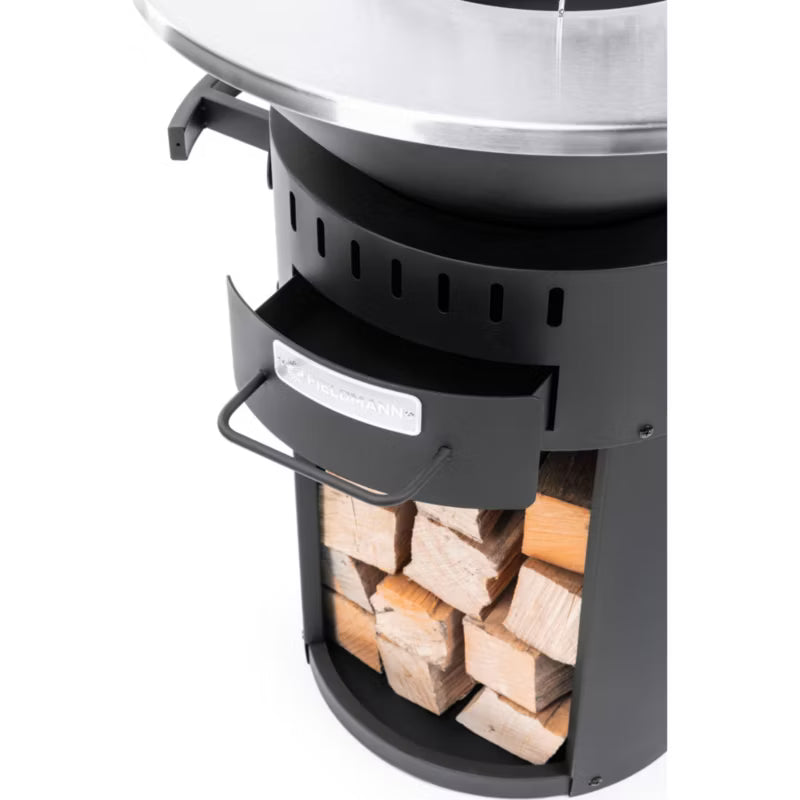 Bålsted Grill 3-i-1 FZG 1019 59x59 cm Sort