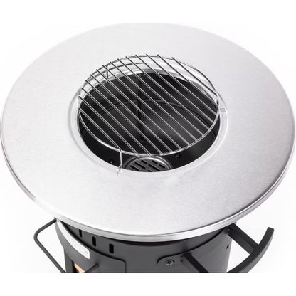 Bålsted Grill 3-i-1 FZG 1019 59x59 cm Sort
