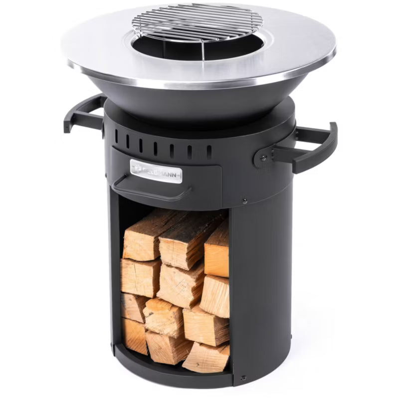 Bålsted Grill 3-i-1 FZG 1019 59x59 cm Sort
