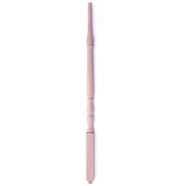 Baluster i Egetræ Mønster 7 38x38x930 mm Natur